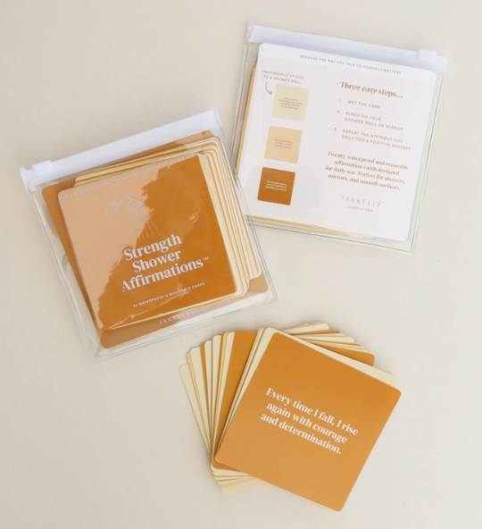Shower Affirmation Cards - Strength