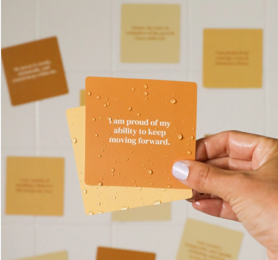 Shower Affirmation Cards - Strength
