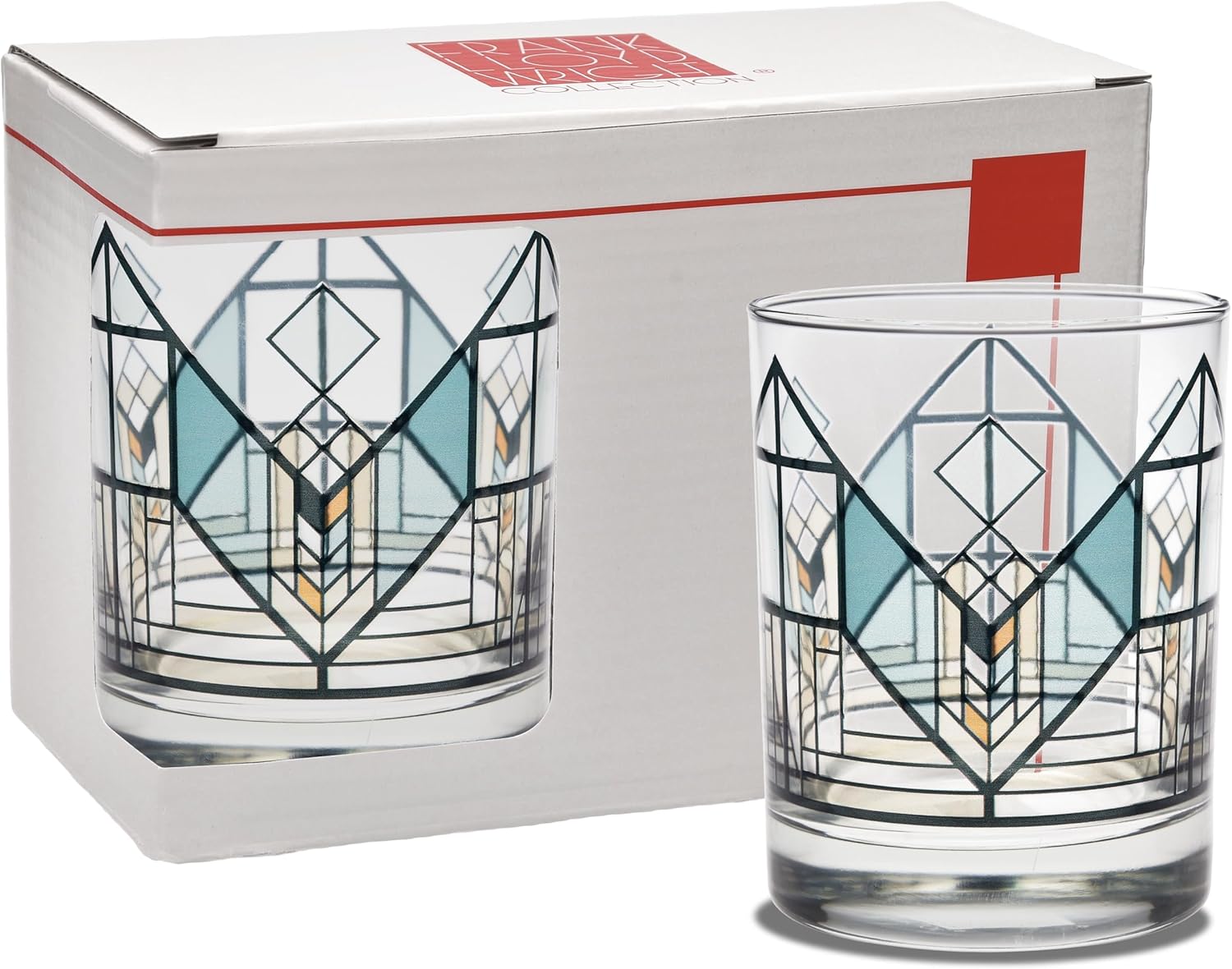 Frank Lloyd Wright Geneva Tulip Glass - Thumbnail 3