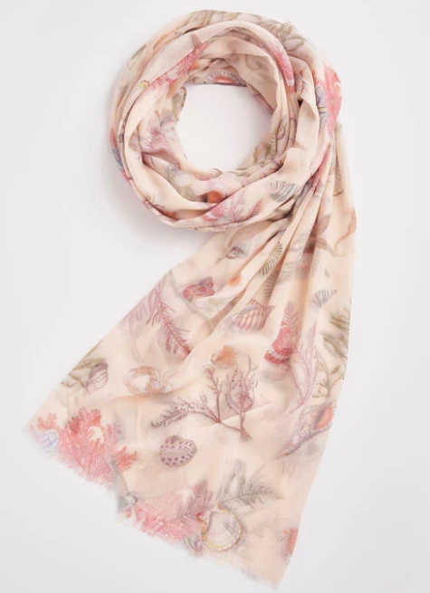 Fable Whispering Sands Cream Lightweight Scarf