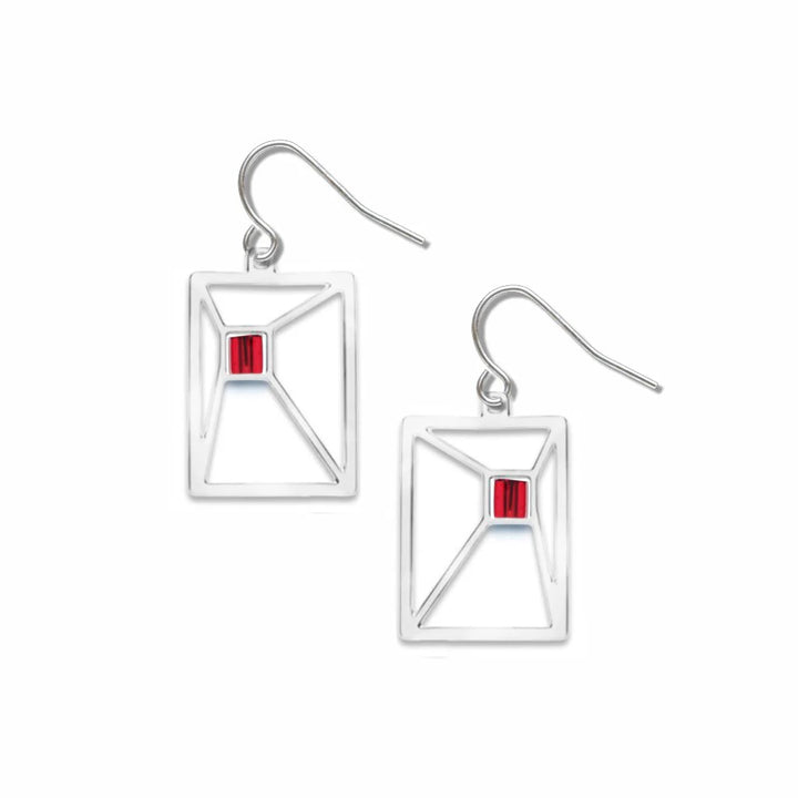 Windows Of Ronchamp Ruby Earrings