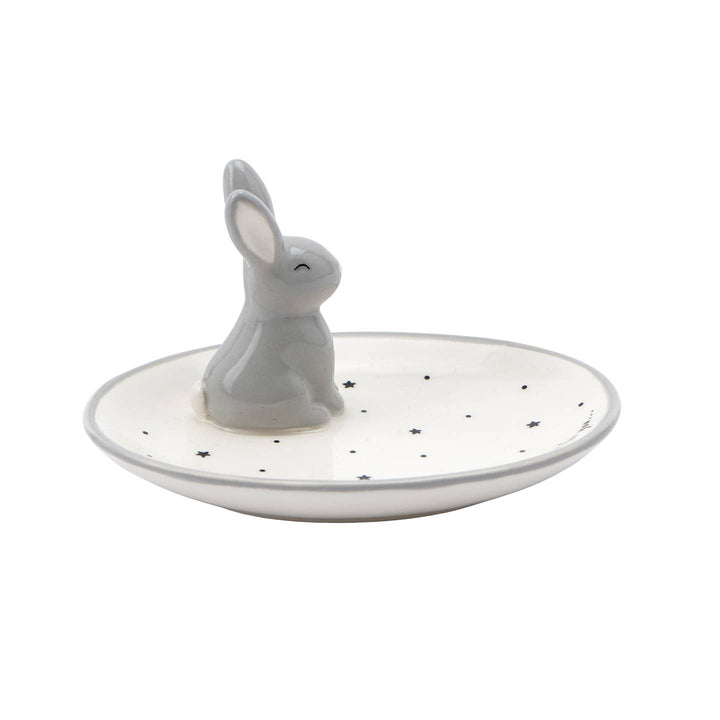 Send With Love Bunny Ring Holder Trinket Dish