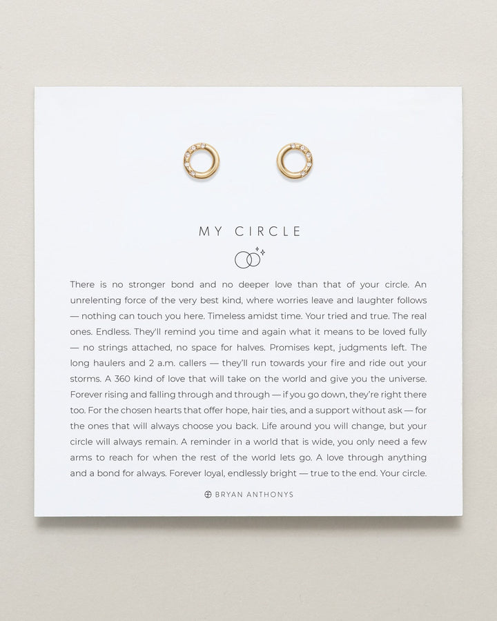 My Circle Stud Earrings