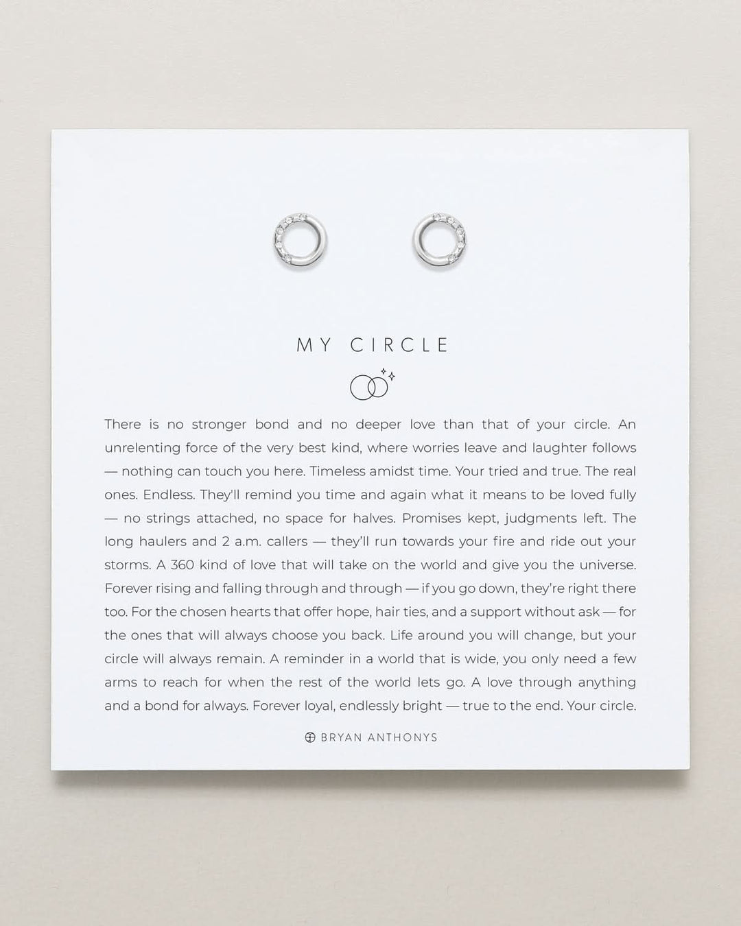 My Circle Stud Earrings