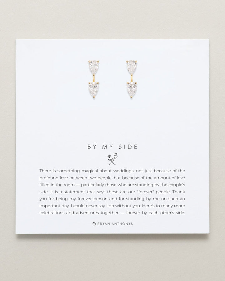 By My Side Pear Cut Ear Jackets