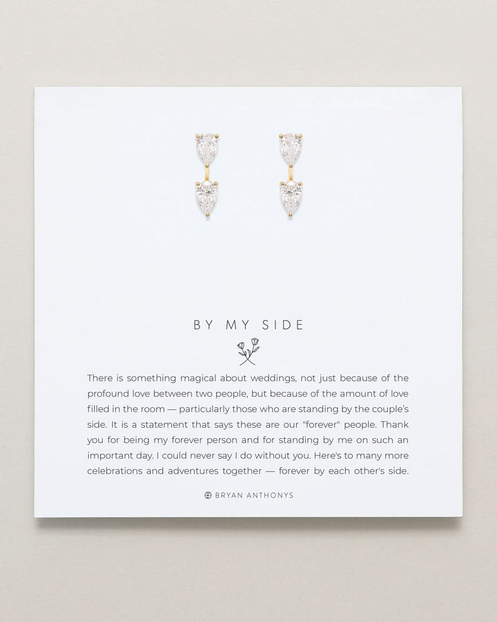By My Side Pear Cut Ear Jackets