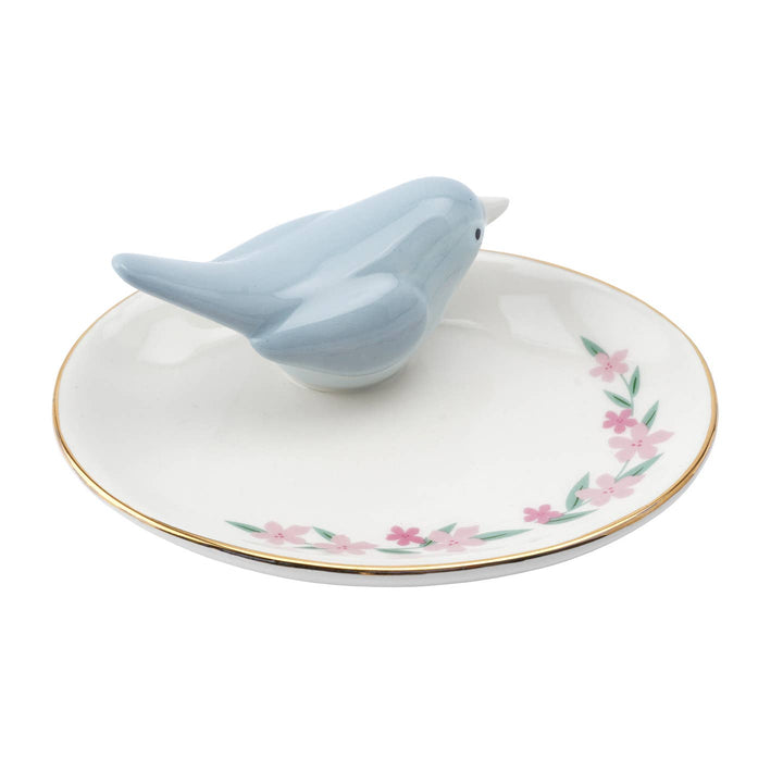 The Flower Market Bird Ring Holder Dish