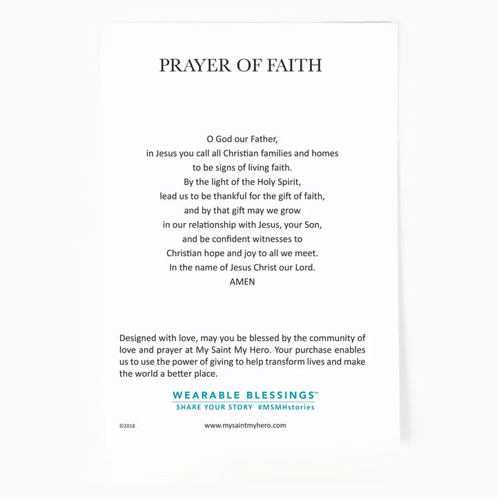 Faith Petite Cross Necklace - Silver