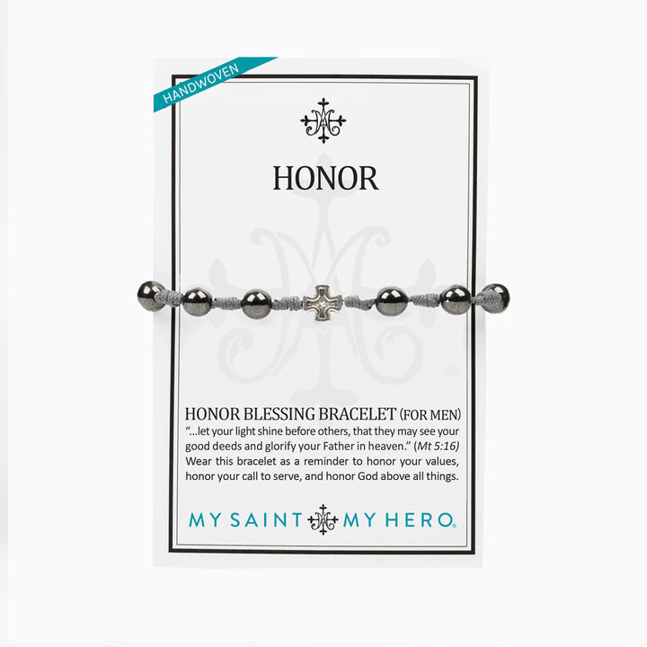 Honor Blessing Bracelet silver/slate