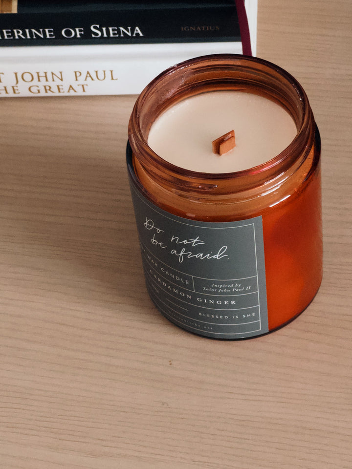 Do Not Be Afraid Inspired by St. John Paul II Soy Candle