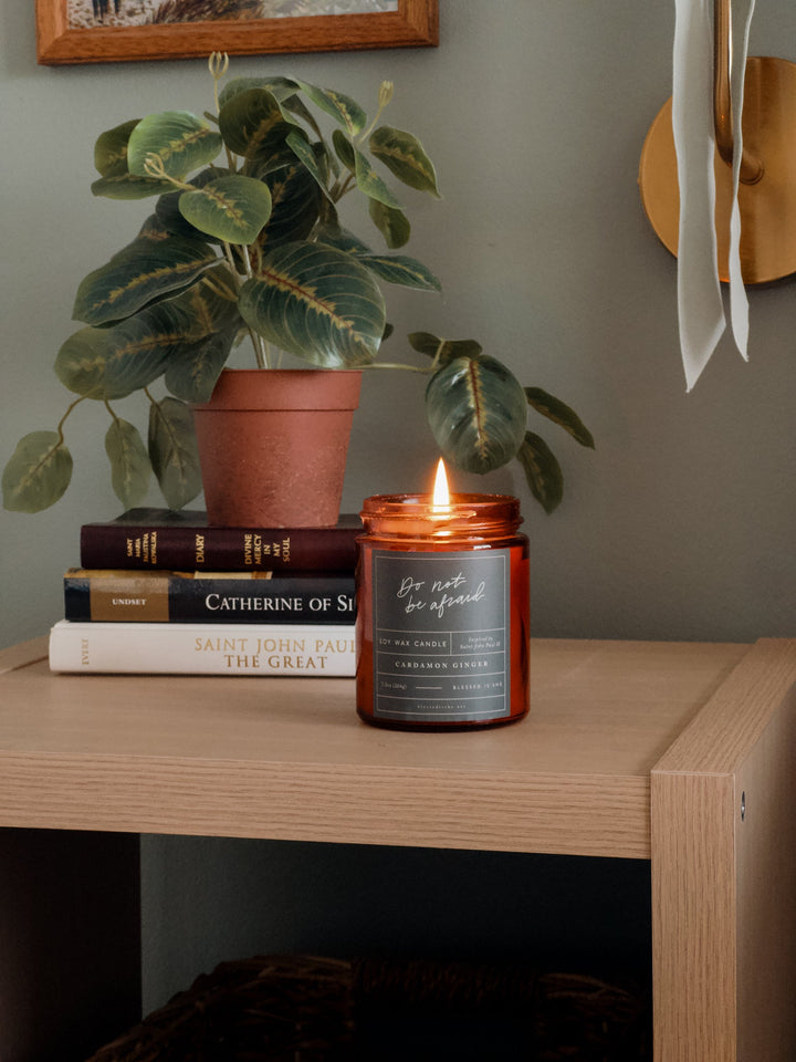 Do Not Be Afraid Inspired by St. John Paul II Soy Candle