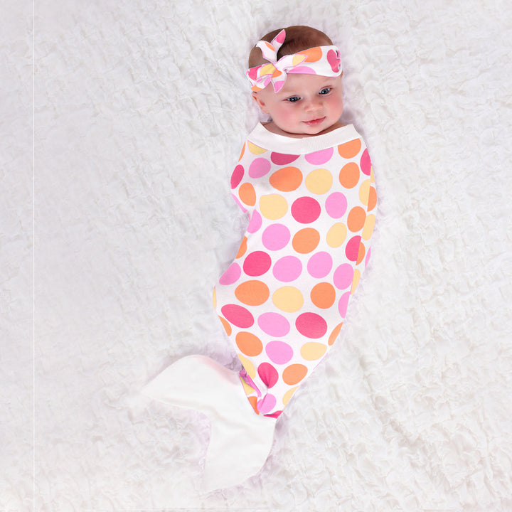 Mermaid Baby Confetti Swaddle