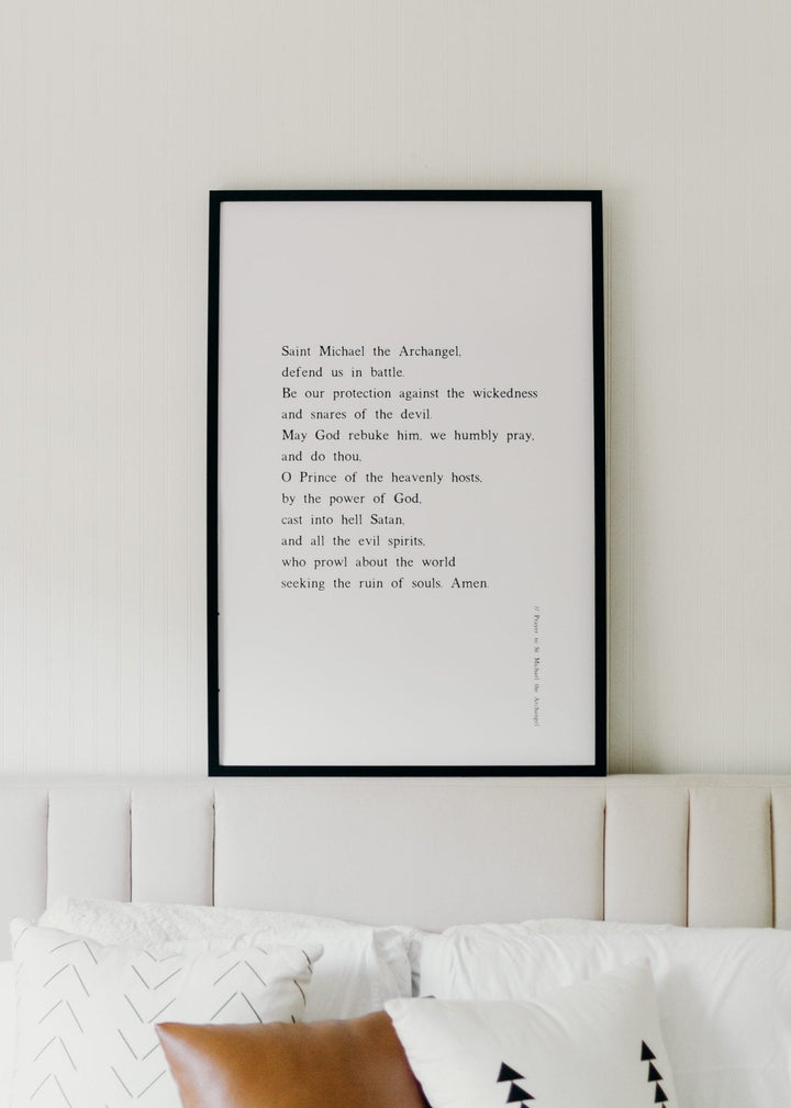 Saint Michael Prayer Poster (24x36)
