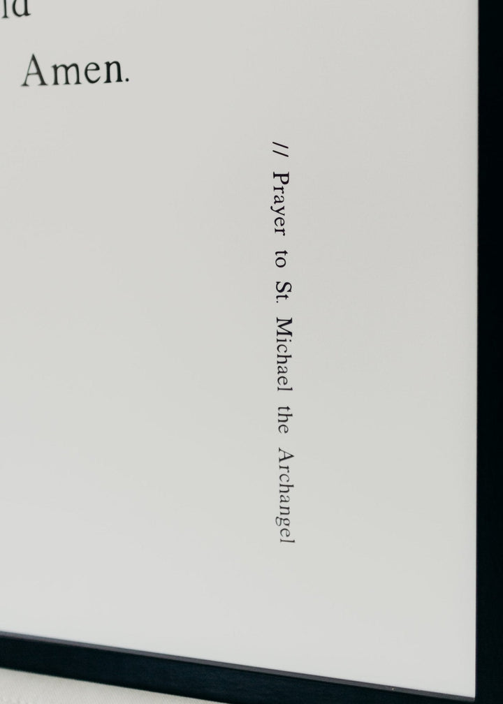 Saint Michael Prayer Poster (24x36)