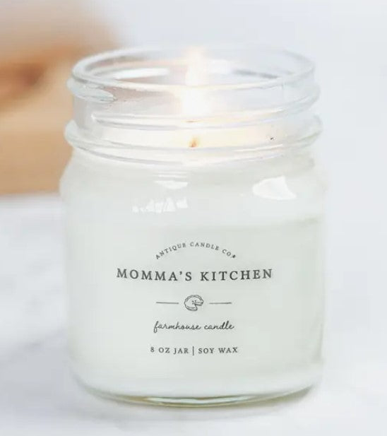 Momma's Kitchen 8oz Farmhouse Mini-Mason Jar Candle